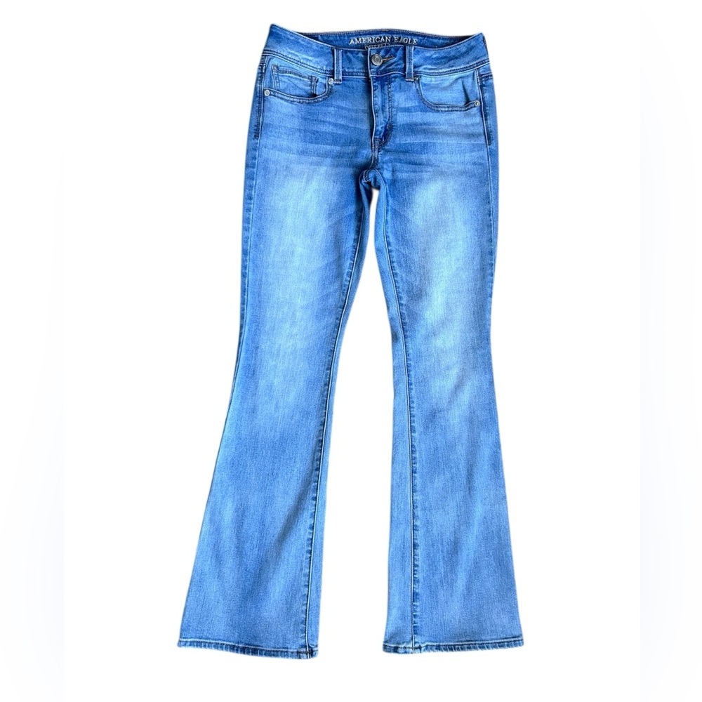 American Eagle Outfitters Super Stretch Kick Boot Jeans size 4 Short